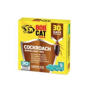 9bxt1hDhIZR8ytn.jpg BOB CAT Natural Cockroach Repellent Gel | 100% Herbal | 30 Days Strong Protection Pack of 9