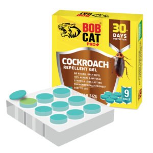 Bobcat Cockroach Gel (2) Cockroach Repellent Gel | 100% Herbal & Natural | Most Effective Long-Lasting 30 Days Protection| Pack of 6 | FORMULATION 20X Pack of 9