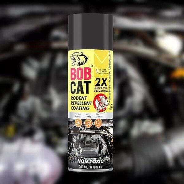 Lbxt1RR-w1CF0sk.jpg BOB CAT Rat Repellent Spray for Car | Rat Repellent for Home | Anti Rat Spray | Rat No Entry in Cars/Bike/Truck | Protection for Engine & Wire | 200ml – Formulation 20X