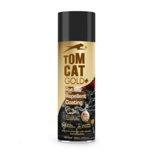 Tomcat Gold+ (1) Tom Cat Gold+ No Entry Rat Repellent Spray for Cars, Pack of 1- EV Safe Rat Protection Spray, Seat other Accesseries In Car, 30 Days Protection, 200ML - FORMAILATION 500 X