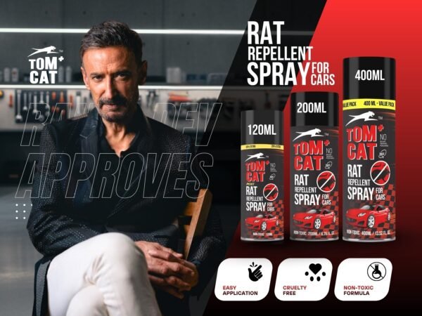 Vbxt1BYZM1bal9D.jpg Shadow Securitronics Rat Repellent Spray For Cars 400Ml|Highly Effective|Protect Wires In Car,Bike And Outdoor Utilities|6-8 Weeks Protection|Anti Rat Spray|Coating 400Ml (Pack Of 1)-FORMULATION 2X Pack of 1