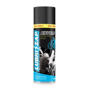 bicyclelube-1 Shadow Securitronics Lubrizap Bicycle Chain Lube Spray | Cycle Chain Lubricant Grease | Wear,Tear,Rust & Corrosion Resistance | Enhanced Bicycle & Bike Performance|Improves Chain Life|225ml - FORMULATION 1X Pack of 1
