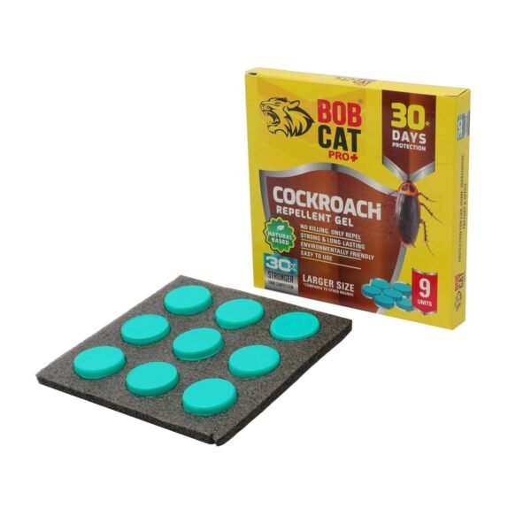 Cockroach Repellent Gel | 100% Herbal & Natural | Most Effective Long-Lasting 30 Days Protection| Pack of 6 | FORMULATION 20X Pack of 9