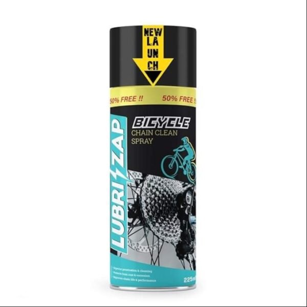 lbxt1RDGu7JsKld.jpg Shadow Securitronics LUBRIZAP Chain Cleaner Spray for All Bikes, Cycle Wear Resistant Lubricant Chain Clean Spray for Improve Chain Life & Perfomance - (Bicycle Chain Clean Spray) Pack of 1