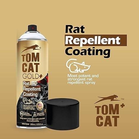 sbxt1R8KGsK0UPP.jpg Tomcat No Entry Rat Repellent Spray for Cars – Long-Lasting Rodent Control | Leak-Proof Easy Spray Nozzle | Includes Protective Glove & Mask | 120ml (Pack of 1) | Formulation 2X Pack of 1