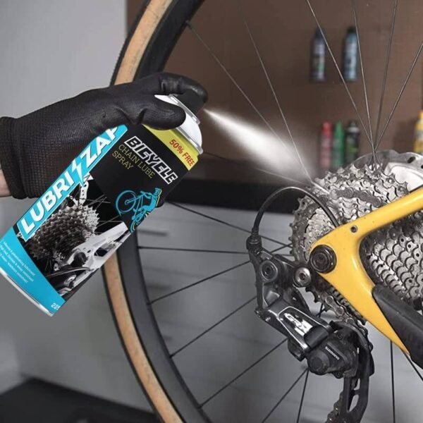 sbxt1hkLcHtEzRA.jpg Shadow Securitronics Lubrizap Bicycle Chain Lube Spray|Cycle Chain Lubricant Grease|Wear,Tear,Rust & Corrosion Resistance|Enhanced Bicycle & Bike Performance|Improves Chain Life|225ml - FORMULATION 1X Pack of 1